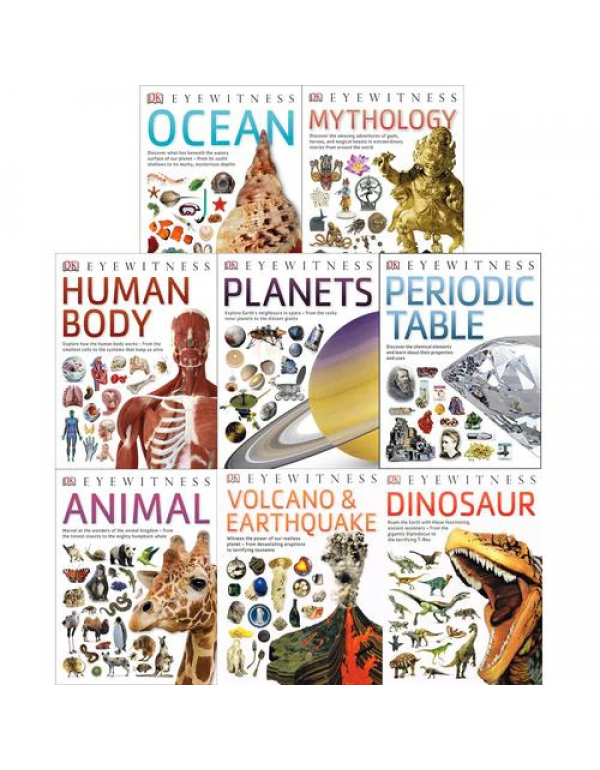 DK Eyewitness Collection 10 Books Set(Ancient Gree...