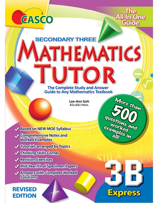 Sec Mathematics Tutor 3B (Revised Ed)